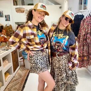 Spell Maverick Flannel in Apricot Blossom - XL